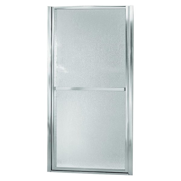 STERLING Finesse 39-1/2 in. x 65-1/2 in. Framed Pivot Shower Door in Silver with Handle