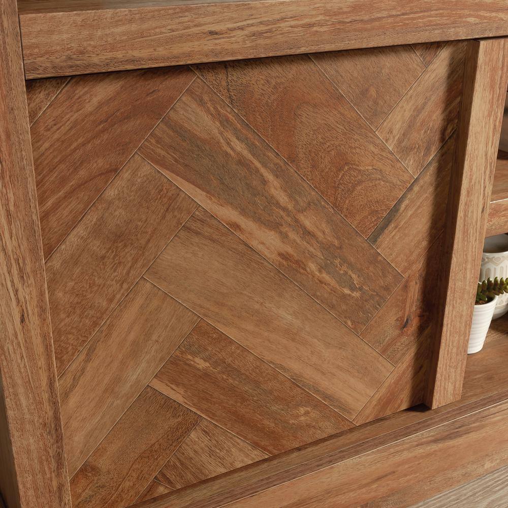 Sindoori Mango Herringbone Pattern 66'' TV Stand with Cabinet