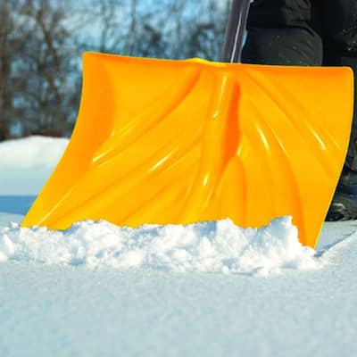 18 in. Ergonomic Mountain Mover Snow Shovel