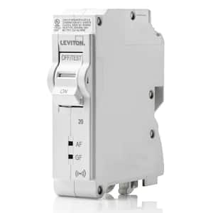 Smart Branch Circuit Breaker, AFCI/GFCI 1-Pole 20 Amp 120-Volt 10kA Interrupt Rating