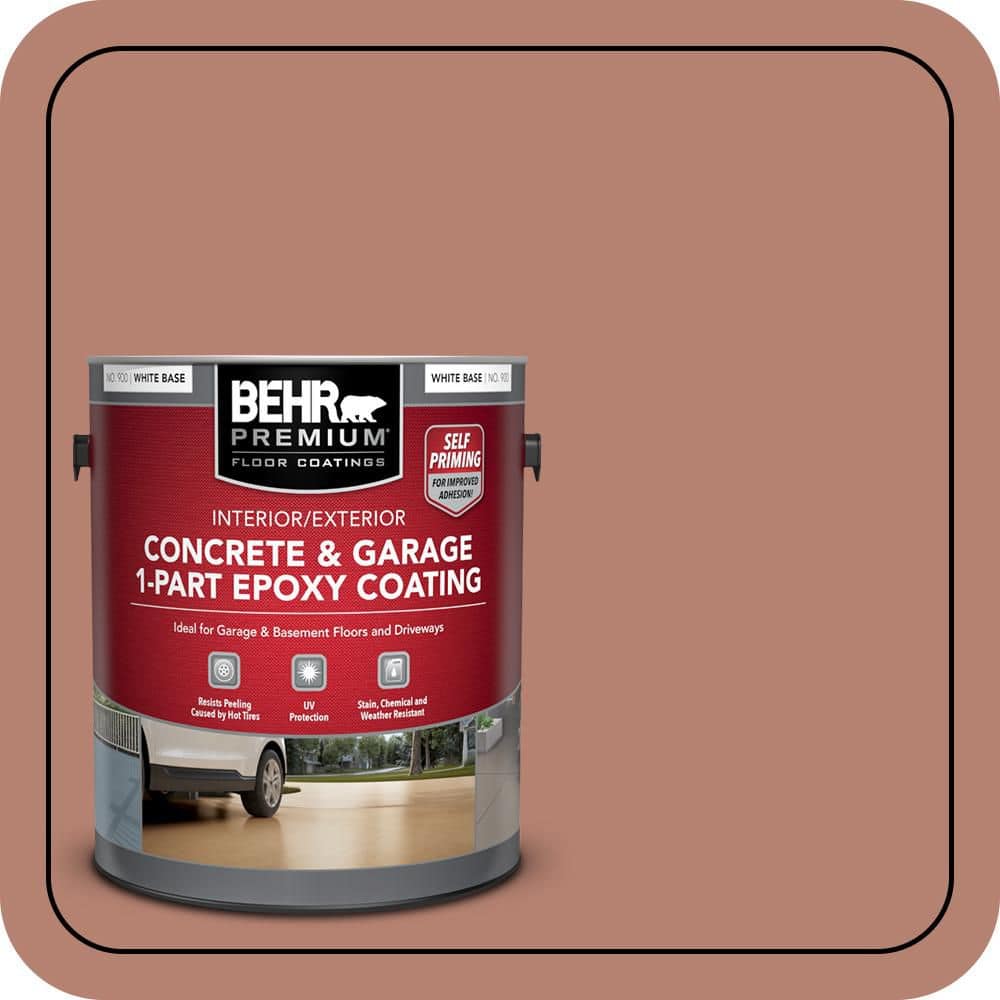 1 gal. #S180-5 Auburn Glaze Self-Priming 1-Part Epoxy Satin Interior/Exterior Concrete and Garage Floor Paint price history on PriceWatchPro