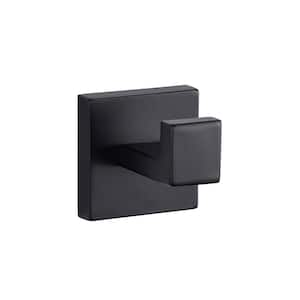 Bagno Lucido Stainless Steel Robe Hook in Matte Black