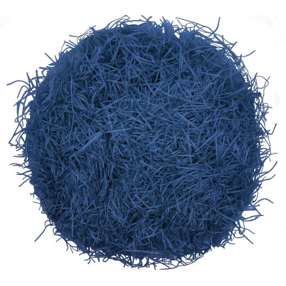 1 lb. Crinkle Paper Filler Shredded Paper for Gift Baskets Biodegradable Raffia Grass Navy Blue for Holidays price history on PriceWatchPro
