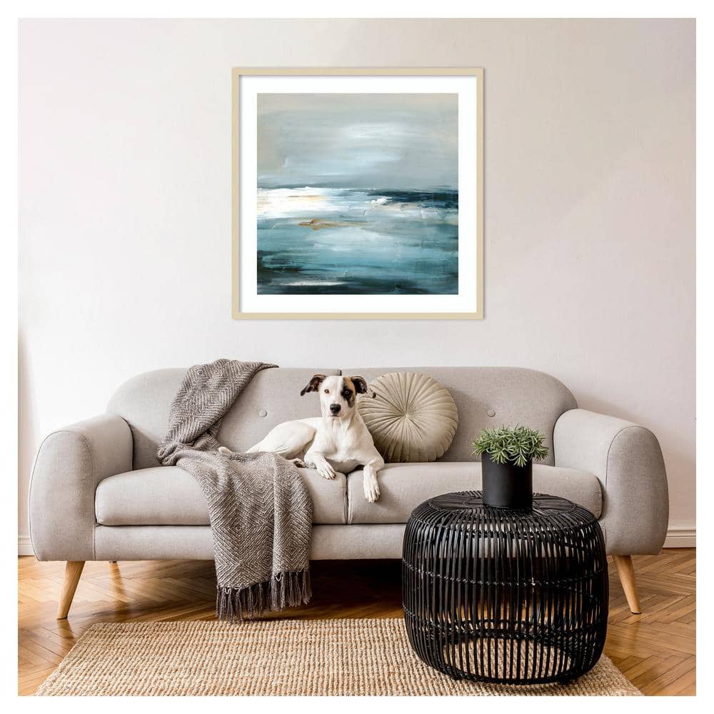 Be Bold II Abstract Seascape Framed Wall Art Print