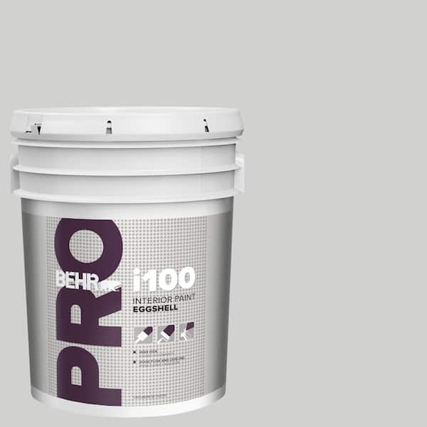 BEHR PRO 5 gal. #N520-1 White Metal Eggshell Interior Paint