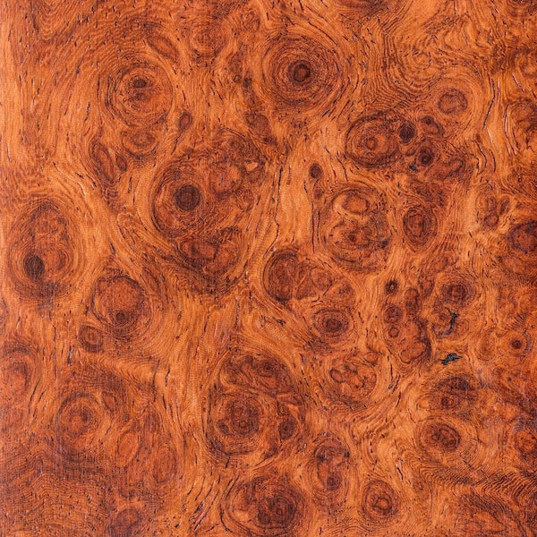 Burl Wood Pattern 6 ft. Printed 3-Panel Room Divider CAN-WOOD3
