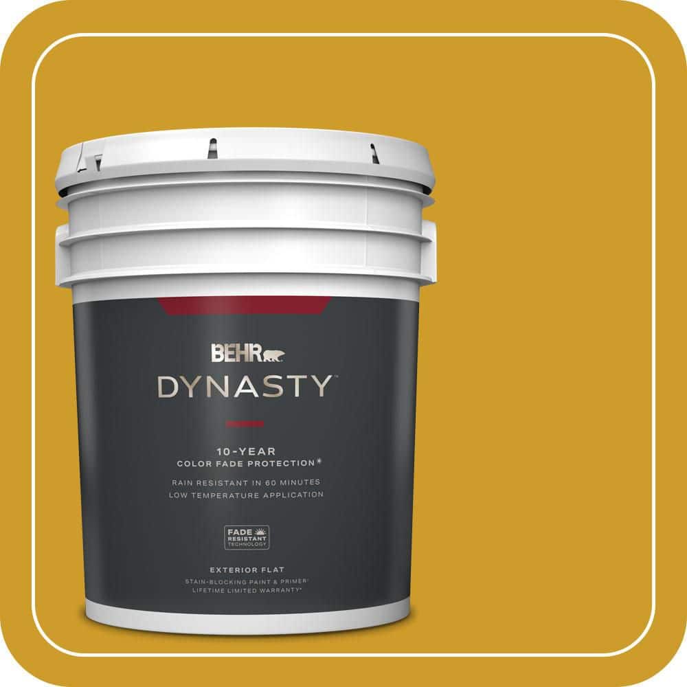 5 gal. #T16-09 Citronne Flat Exterior Stain-Blocking Paint & Primer price history on PriceWatchPro