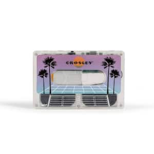 Cassette Tape Portable Bluetooth Speaker in Vaporwave Translucent