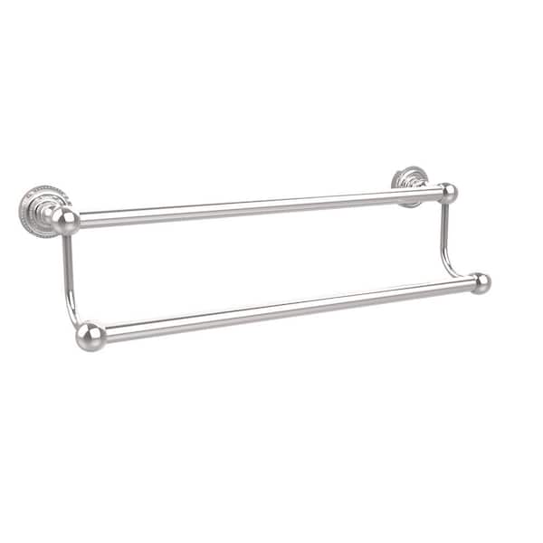 Allied Brass Dottingham Collection 24 in. Double Towel Bar in Polished Chrome