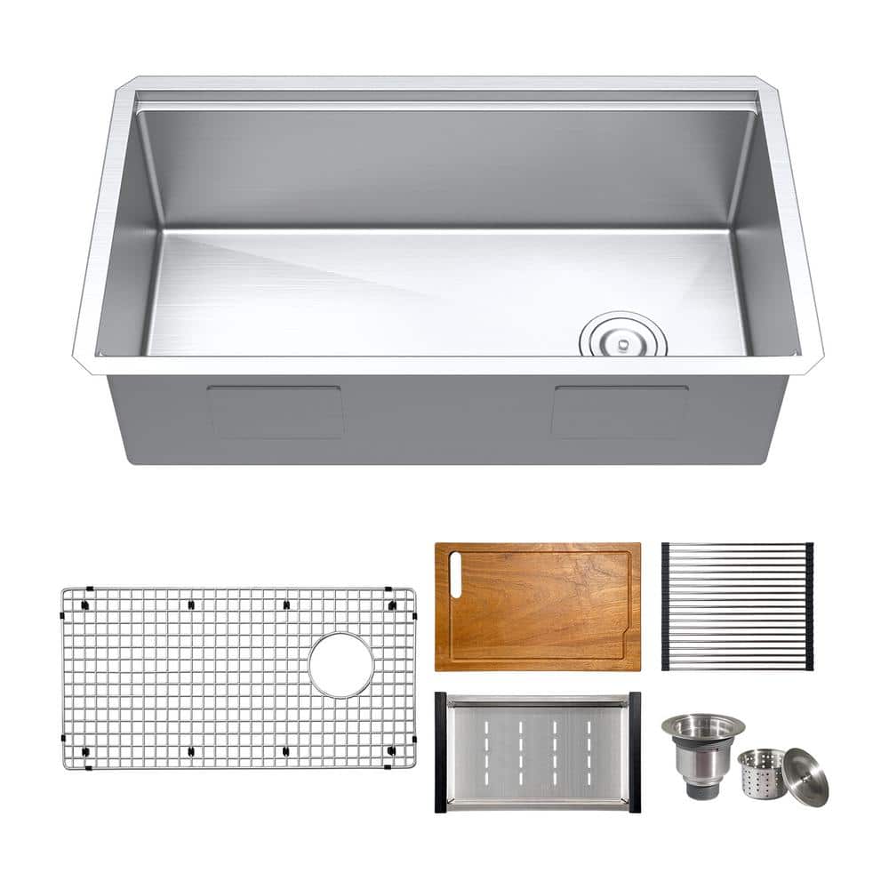 ●TINA Buy Tehila Luxe 18-Gallon White Utility Sink with Black
