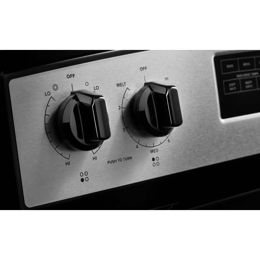 30-Inch Stainless Steel Freestanding Electric Range with Storage Drawer
