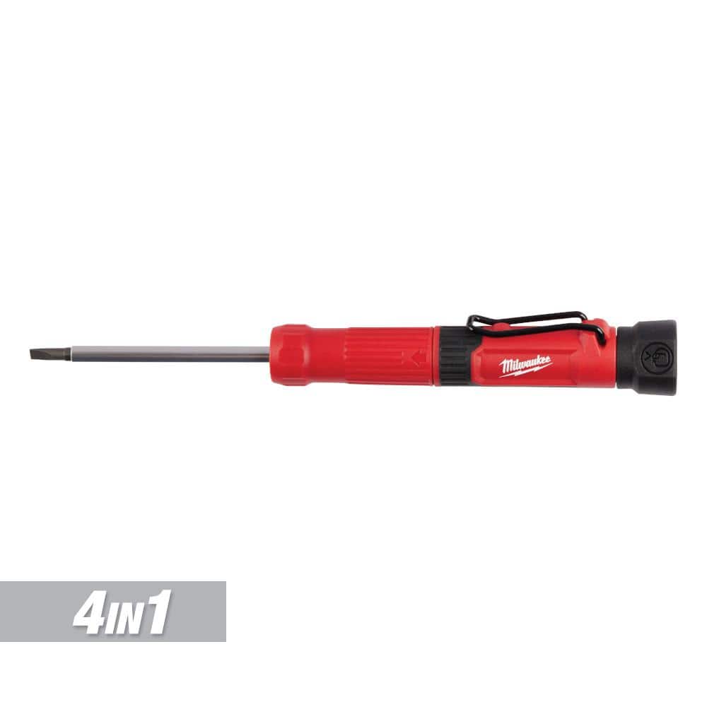 Milwaukee 4-in-1 Pocket Precision Multi-Bit Screwdriver 48-22-2932