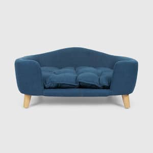 Ferncliffe Small Navy Blue Fabric Bed