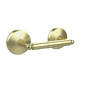 Monte Carlo Collection Double Post Toilet Paper Holder in Satin Brass
