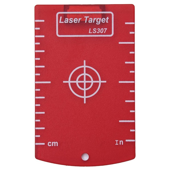Laser Card Target Plate inch/cm for Green and Red Level Laser Target Plate 