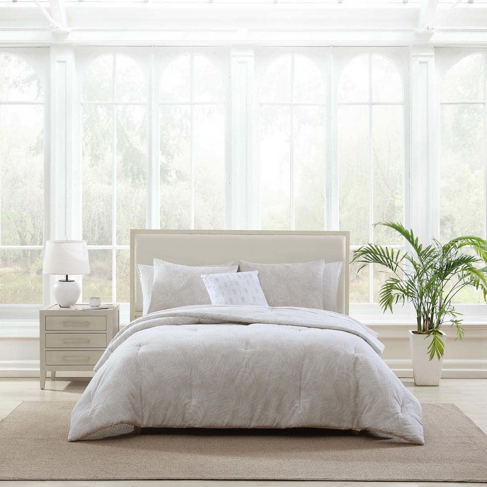 8 pc Microfiber Comforter & Sheet Bedding Set White Color - Legacy
