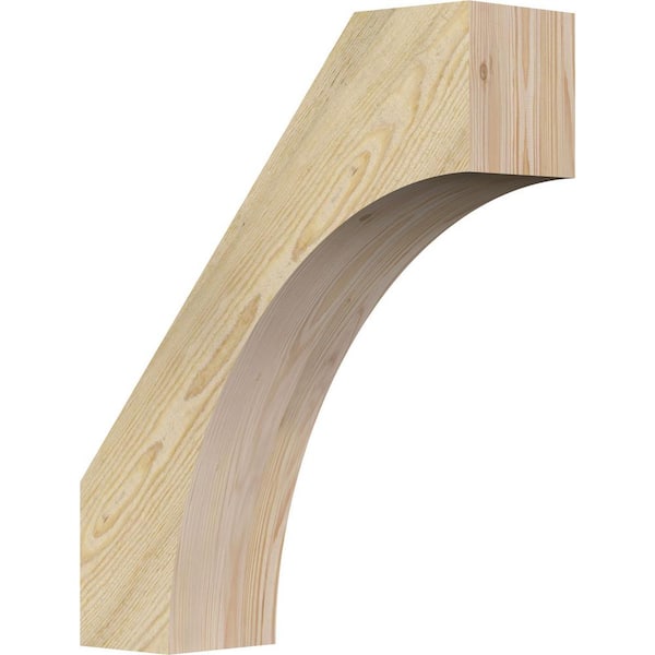 Ekena Millwork 6"W x 20"D x 24"H Westlake Rough Sawn Knee Brace, Douglas Fir