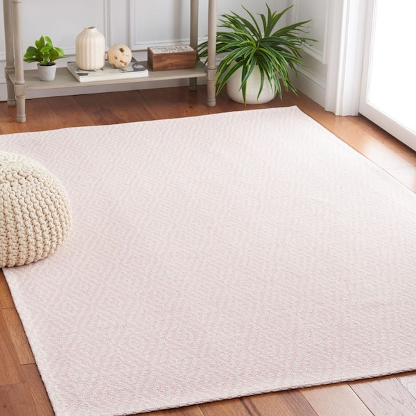 Safavieh Glamour Collection GLM538U Light Pink/Ivory Rug - 3' x 5