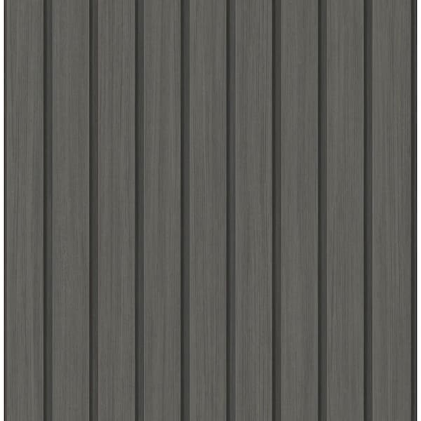 Stacy Garcia Home Faux Wooden Slats Peel and Stick Wallpaper - 20.5 in. W x 18 ft. L - Dove