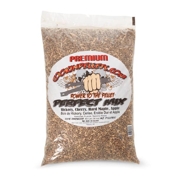 COOKINPELLETS.COM 40 lbs. Hickory, Cherry, Hard Maple, Apple Wood Pellet  Mix (5-Pack) 5 x 40PM - The Home Depot