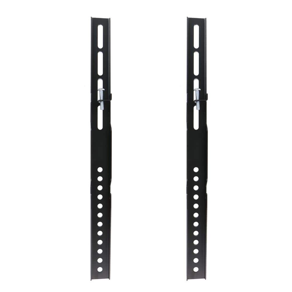 MegaMounts Black Fixed Wall Mount for 37-100 Inch TVs