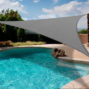 185 GSM Right Triangle UV Block Sun Shade Sail for Yard and Swimming Pool etc.