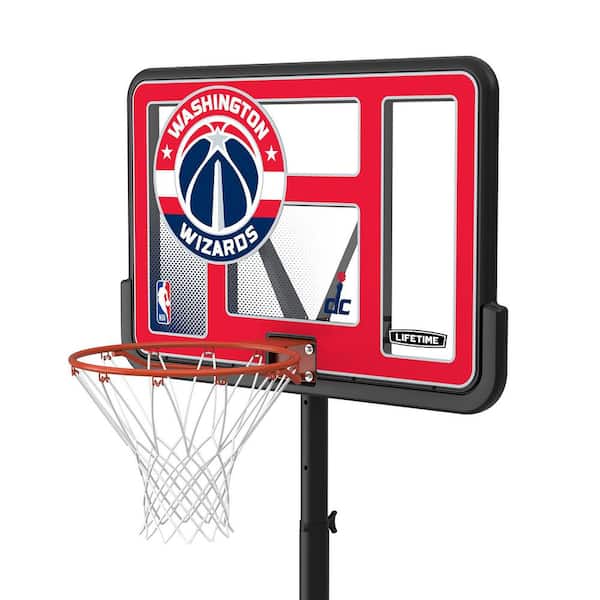 Lifetime NBA Washington Wizards 44 in. Portable Basketball Hoop