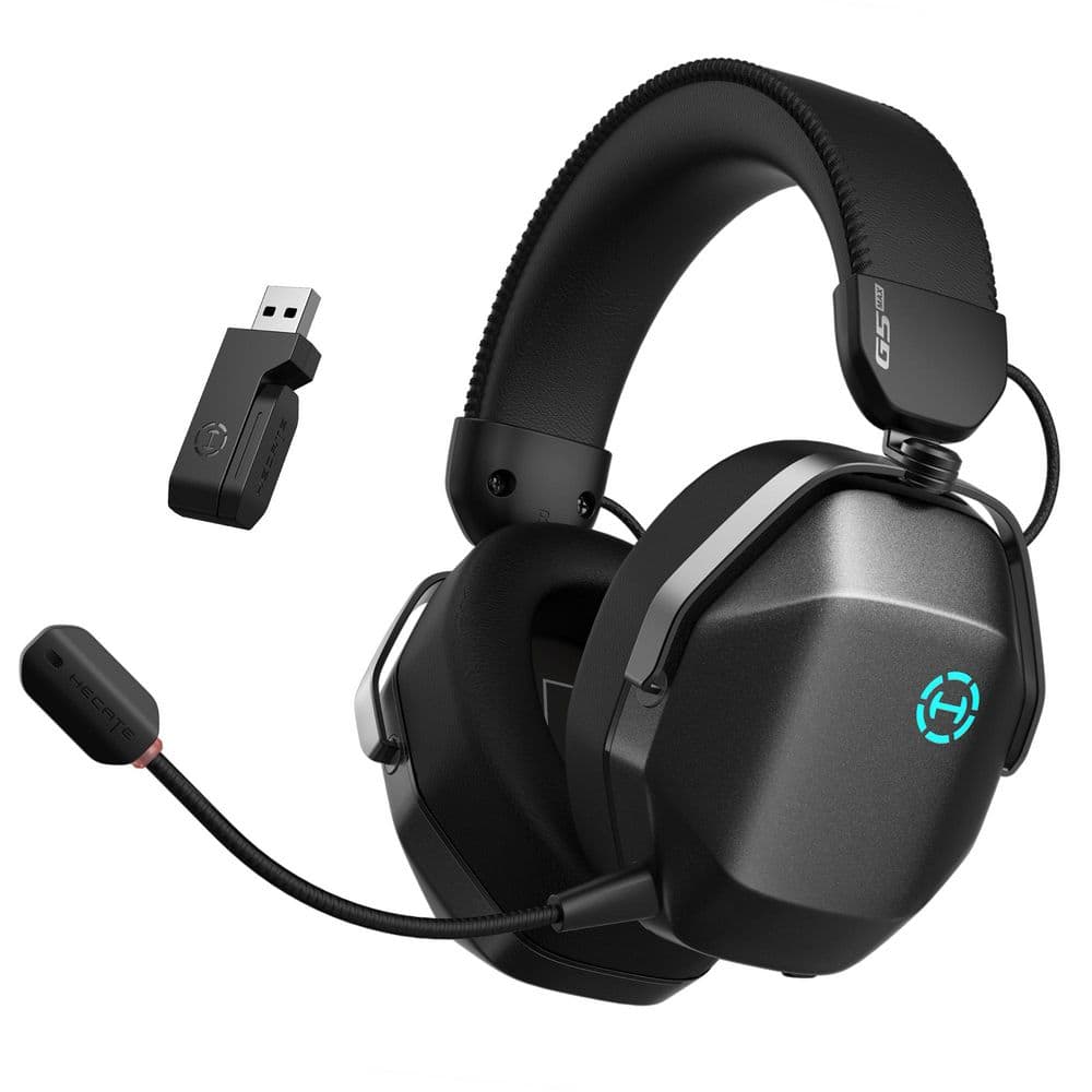 G5 MAX Gray Wireless On-Ear Gaming Headset