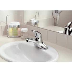 M-DURA Commercial 4 in. Centerset Single-Handle Low-Arc Bathroom Faucet in Chrome