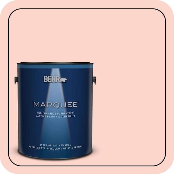 BEHR MARQUEE 1 gal. #180A-2 Romantic Morn Satin Enamel Interior Paint & Primer