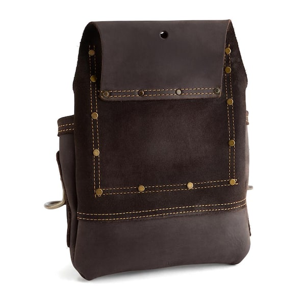 OX TOOLS Pro Tool Pouch, Dual Hammer Holder (4-Pocket) OX-P263701D