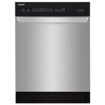 24 in. Stainless Steel Front Control Built-In Tall Tub Dishwasher with Stainless Steel Tub, 51 dBA