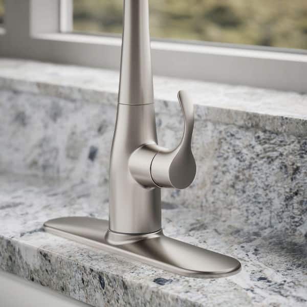 KOHLER Simplice Single-Handle Pull-Down Sprayer Kitchen Faucet  display picture 1