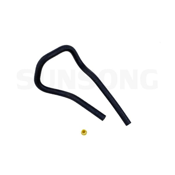 Sunsong Power Steering Return Line Hose Assembly - Pipe To Pipe - fits 1998-2002 Honda Accord