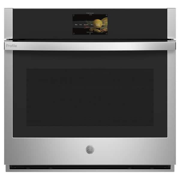 GE Profile Profile 30 in. Smart Single Electric Wall Oven with Convection Self-Cleaning in Stainless Steel