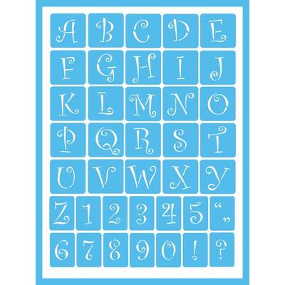 letters alphabets stencils art supplies the home depot