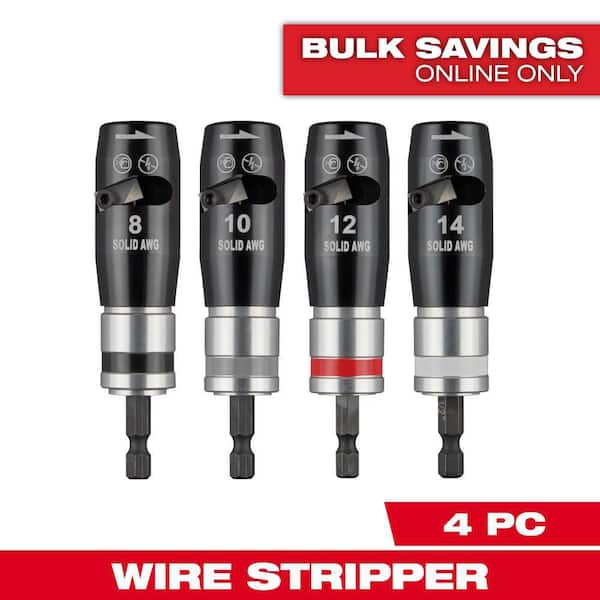 Solid Wire Stripper Set (4-Pieces)