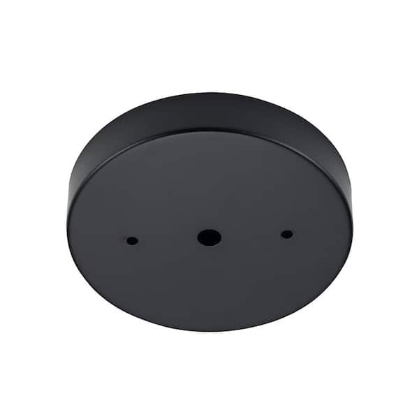 5 in. Matte Black Ceiling Canopy Kit for Hanging Light Fixtures