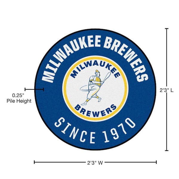 Milwaukee Brewers 1970 Blue