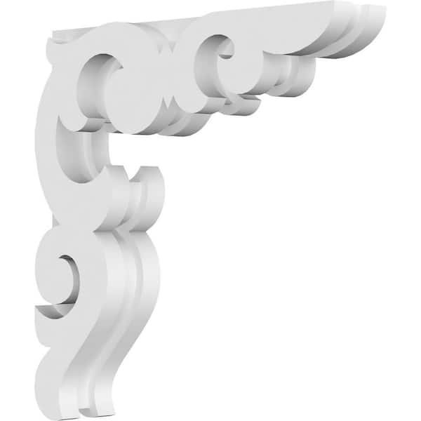 Ekena Millwork 1-7/8 in. x 10 in. x 10 in. PVC Kendall Corbel