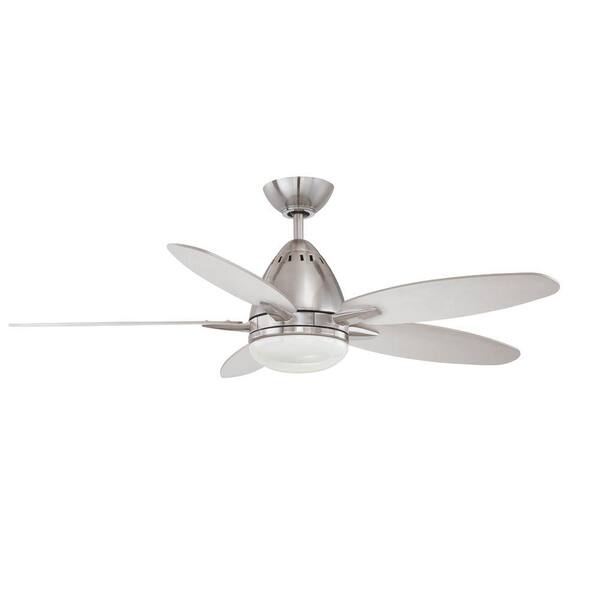 Designers Choice Collection Navaton 44 in. Satin Nickel Ceiling Fan