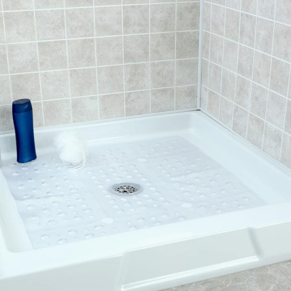 White Rubber Bath Mat 14 x 22.5