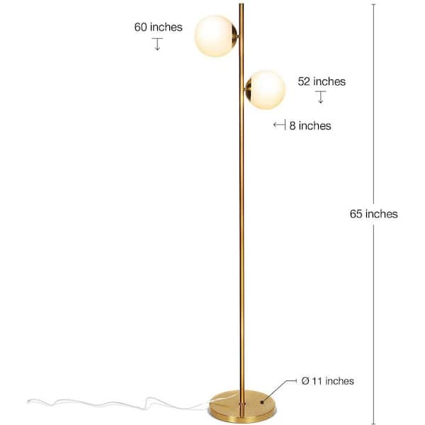 brightech sphere led floor lamp