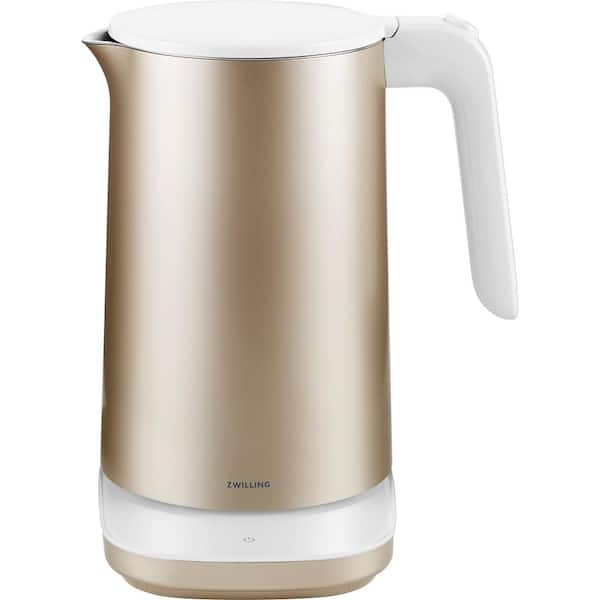 ZWILLING Enfinigy 1.5-L, 6-cups Gold Corded Electric Kettle with Temperature controls