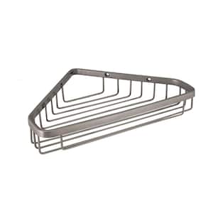 9.5 in. Modern Wall Mounted Shower Caddy in Stainless Steel