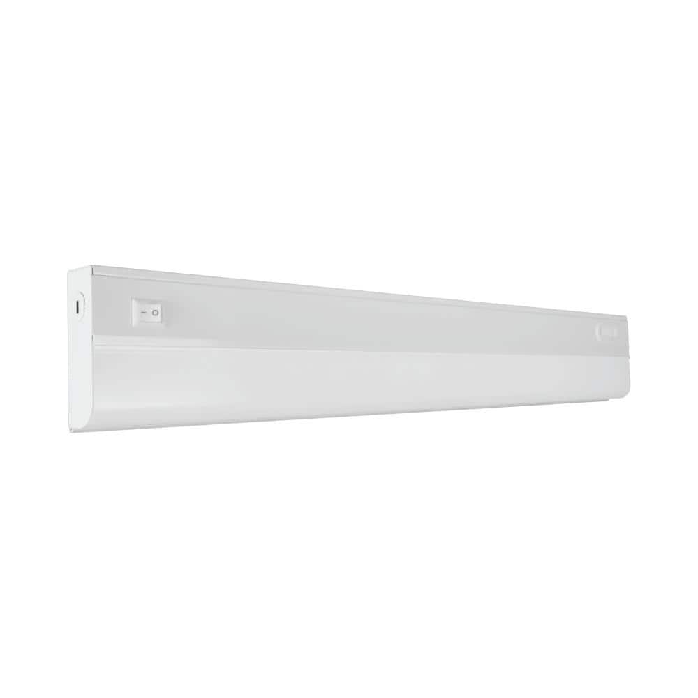 24-Inch White Adjustable LED Under Cabinet Light Bar