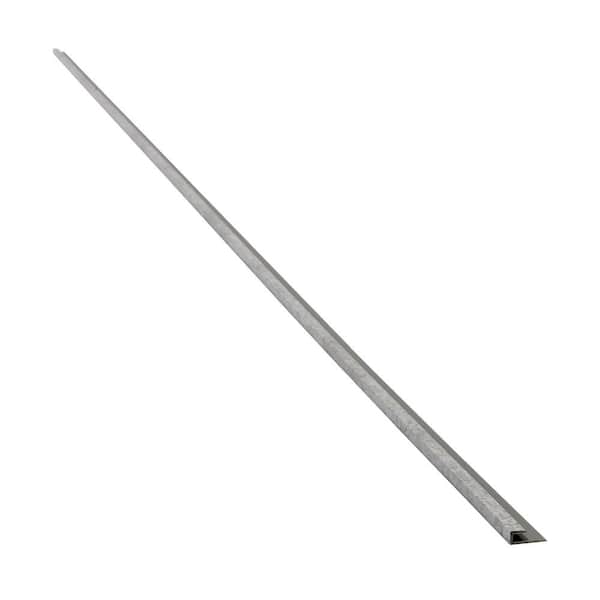 PALISADE Frost Nickel 94 in. Vinyl Backsplash Accessory J Trim(5-Pack)