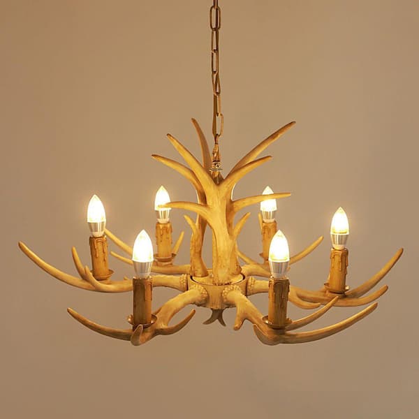 chandelierデスク UQL6341 Luxe Industrial Indoor Chandelier, 18.75''H x 30.00''W x