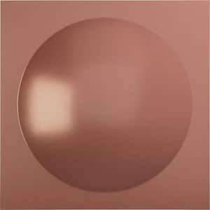 Sloane Champagne Pink 3 in. x 1-5/8 ft. x 1-5/8 ft. Pink PVC Decorative Wall Paneling 12-Pack