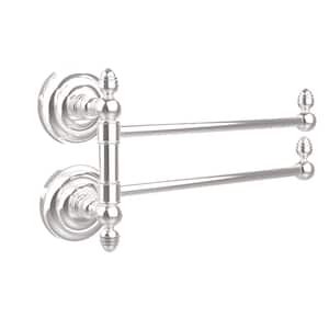 Que New Collection 2 Swing Arm Towel Rail in Polished Chrome
